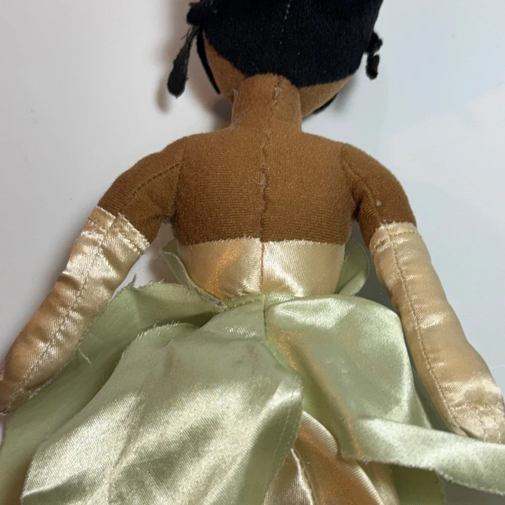 Disney Princess Tiana Plush Doll 12 Inch Green Ball‎ Gown